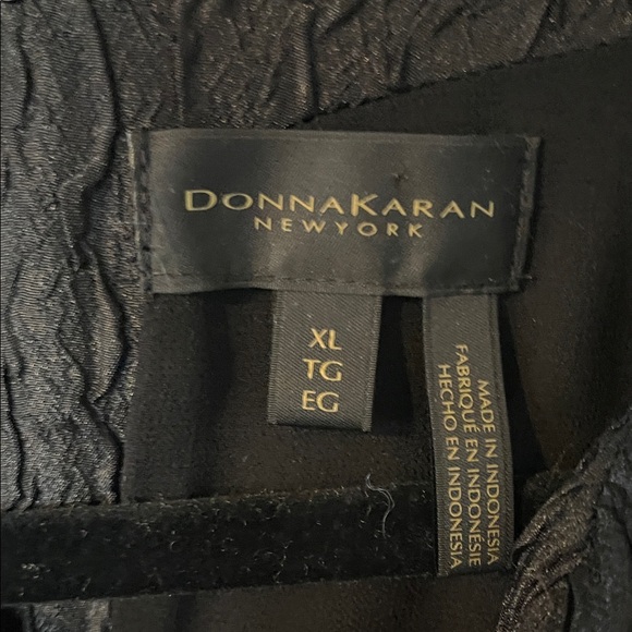 DONNA KARAN OVERSIZED BLOUSE Textured Women's Top - Picture 7 of 8